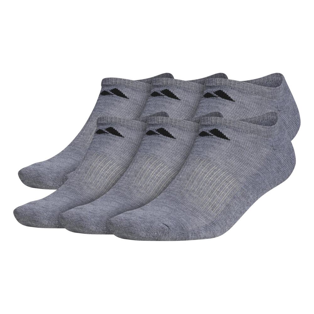 Adidas Men's 6-Pack Athletic No Show Socks - Climacool Arch Cushion Size Medium